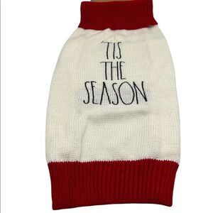 Rae Dunn TIS THE SEASON Dog Sweater Medium